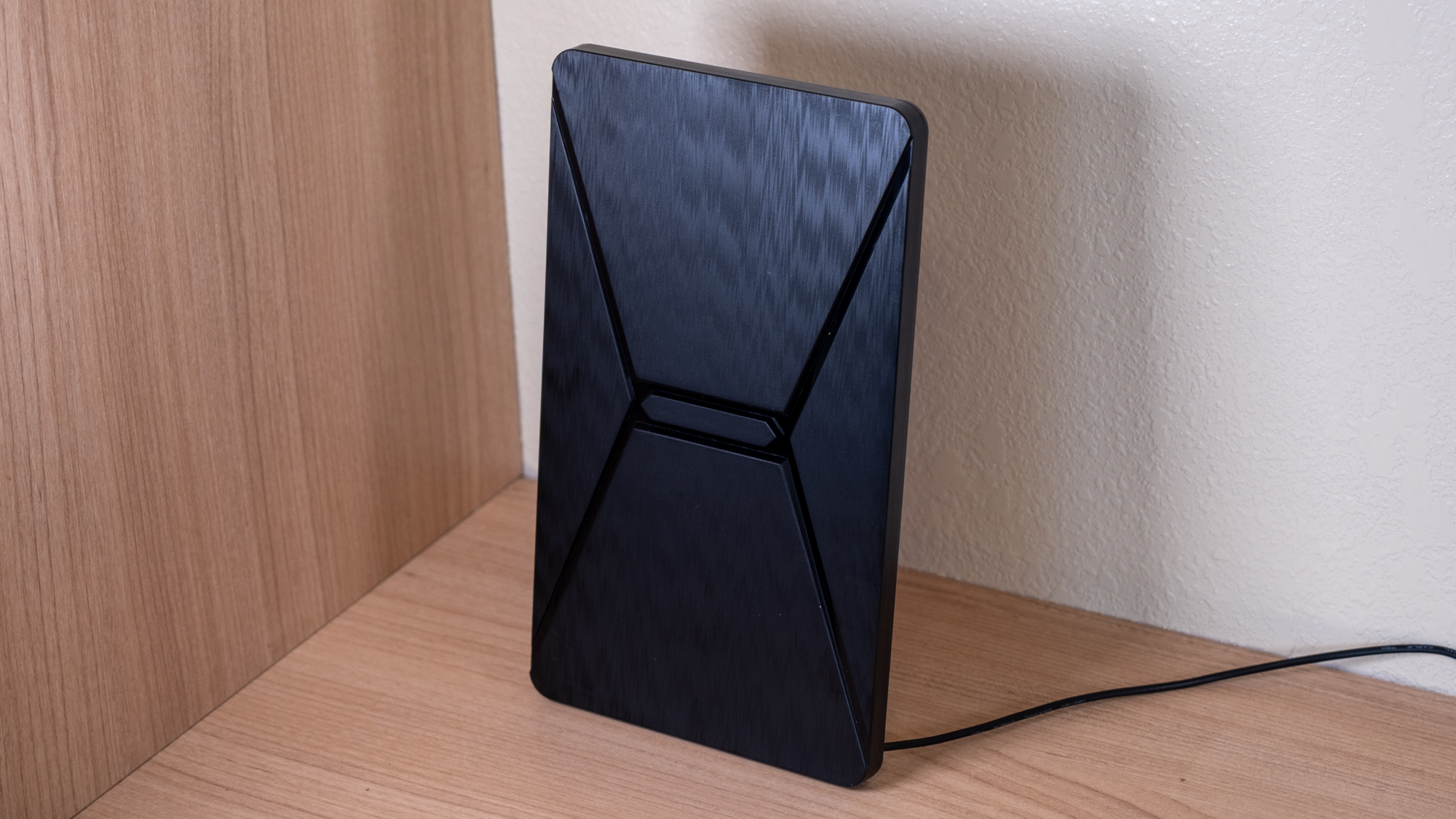 The ANT-CS8268 Antenna on a shelf.