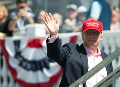 President Trump at the U.S. Women's Open