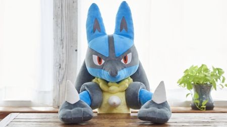 Life-sized Lucario plush