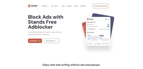 Stands Free Adblocker