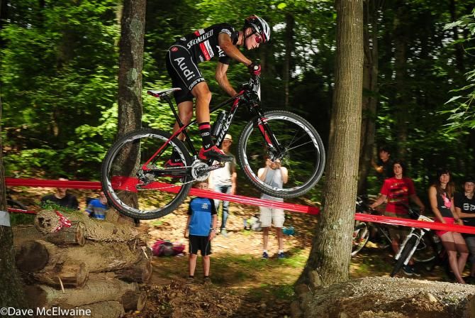 Trevir Deryuse (Audi-Specialized) soaring over a gap