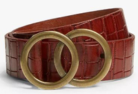 Olivia O Detail Croc Leather Jeans Belt |$35/£28 | John Lewis