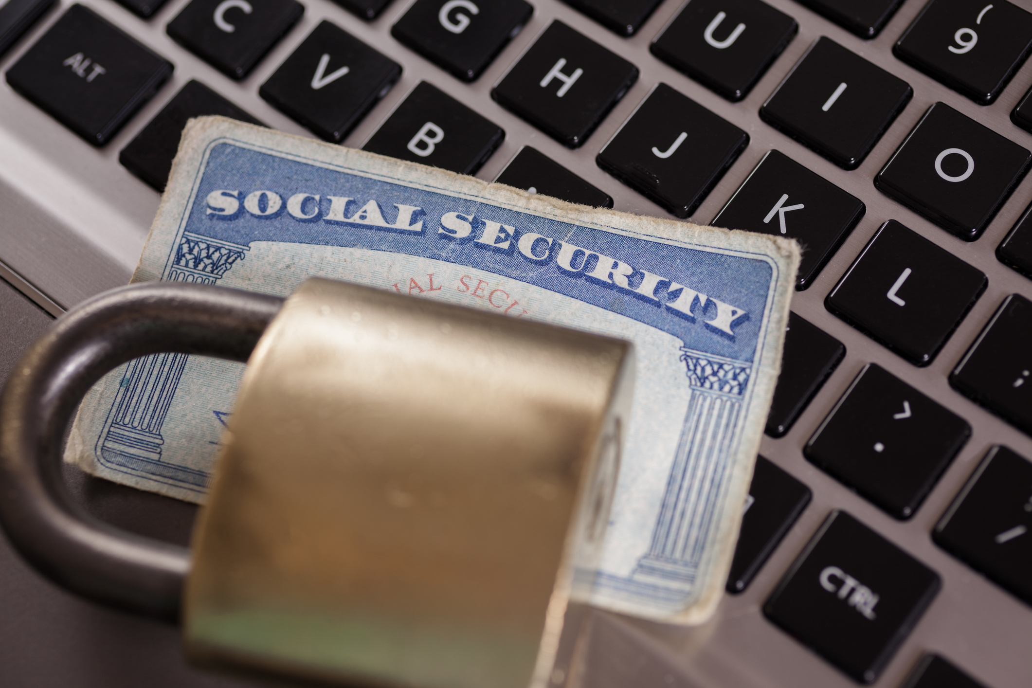 Cyber crimes: social security number theft.