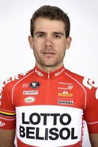 Maxime Monfort in his new Lotto-Belisol jersey