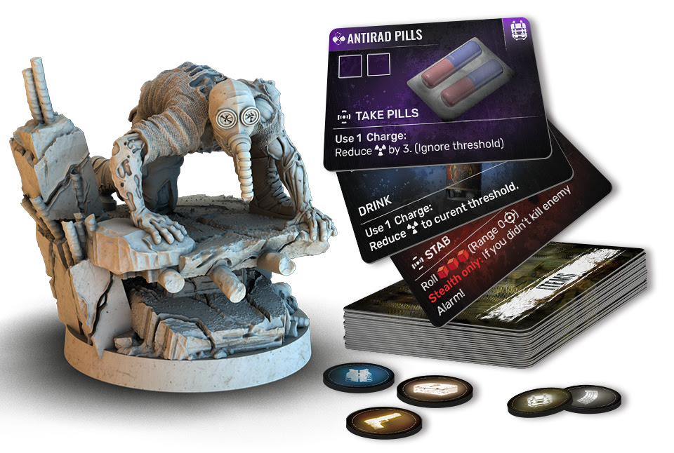 Stalker board game promotional renders by Awaken Realms