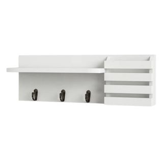 Speight Wall Mail Organizer with Key Hooks