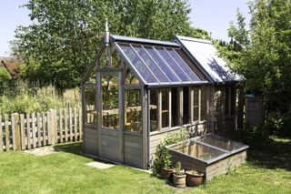 shed ideas: greenhouse attached