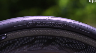 The new Pirelli P-Zero Velo tyres - just like the F1 car!