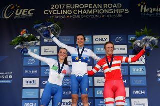 The gold medal went to Elena Pirrone with silver for Letizia Paternoster and bronze for Emma Cecilie Norsgaard Jørgensen