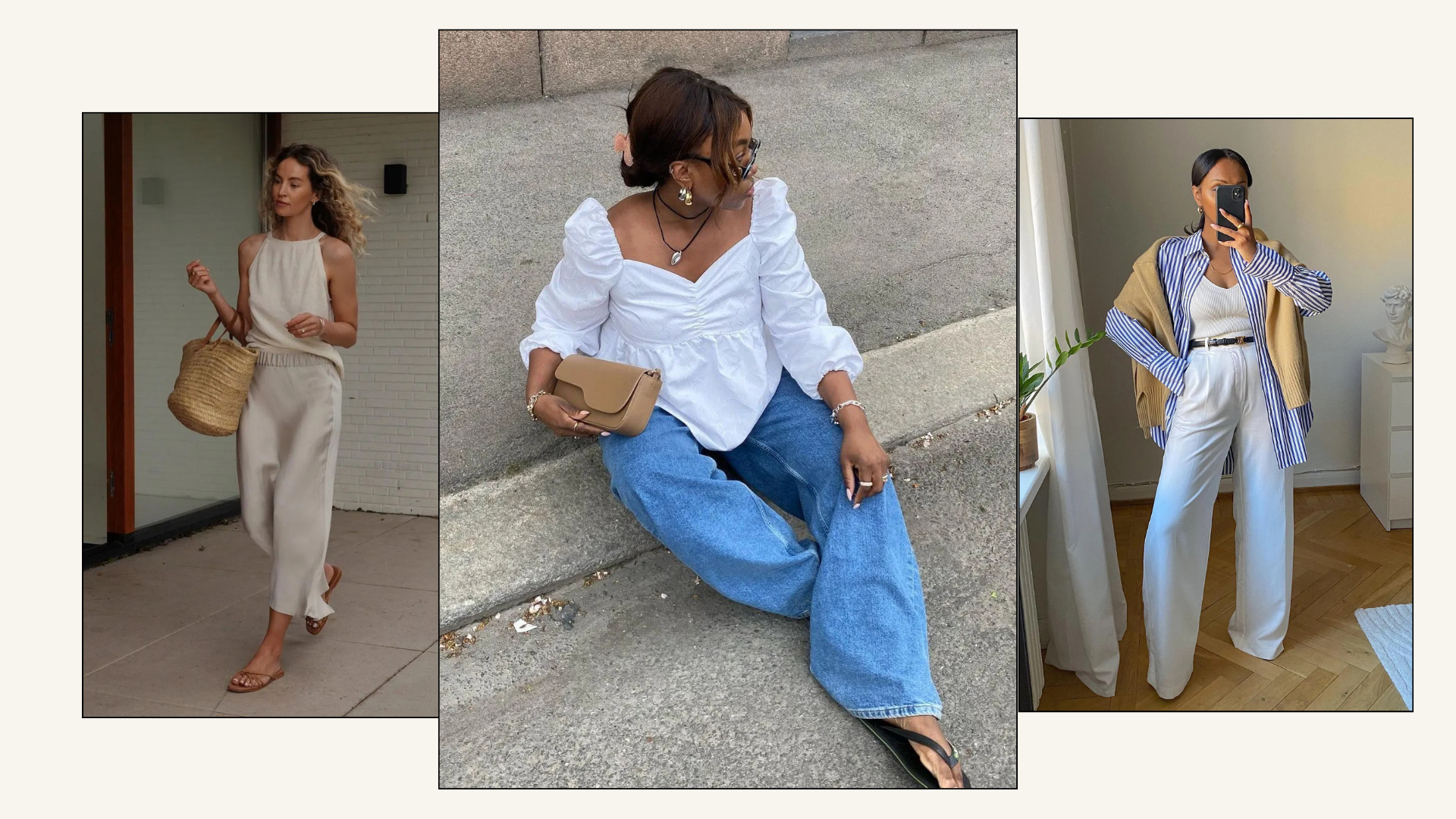 Three Scandi-inspired summer outfits