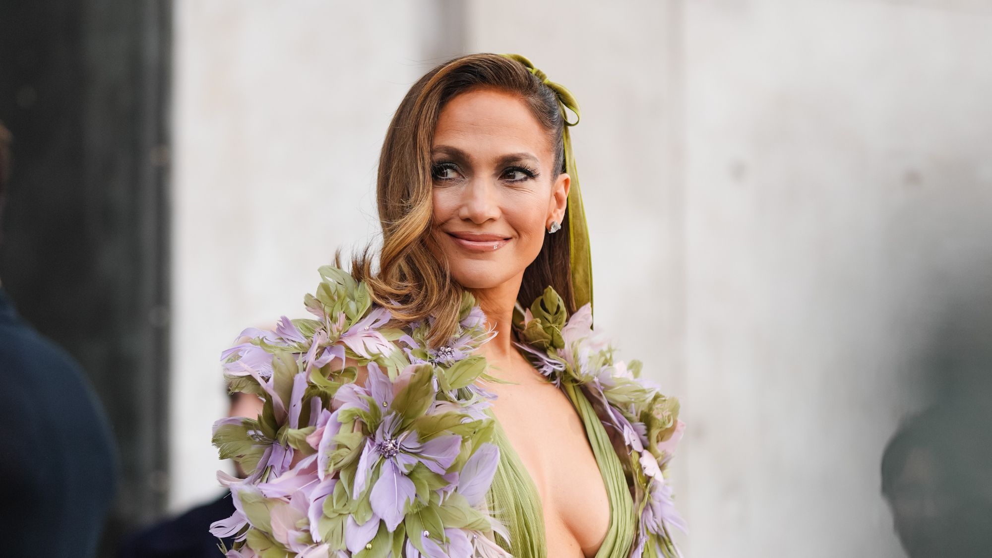 Jennifer Lopez at Paris Fashion Week
