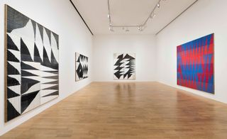 Made up of five new site-specific works, the show presents Wadden's new weavings in a direct response to the scale of the gallery at 6 Burlington Gardens