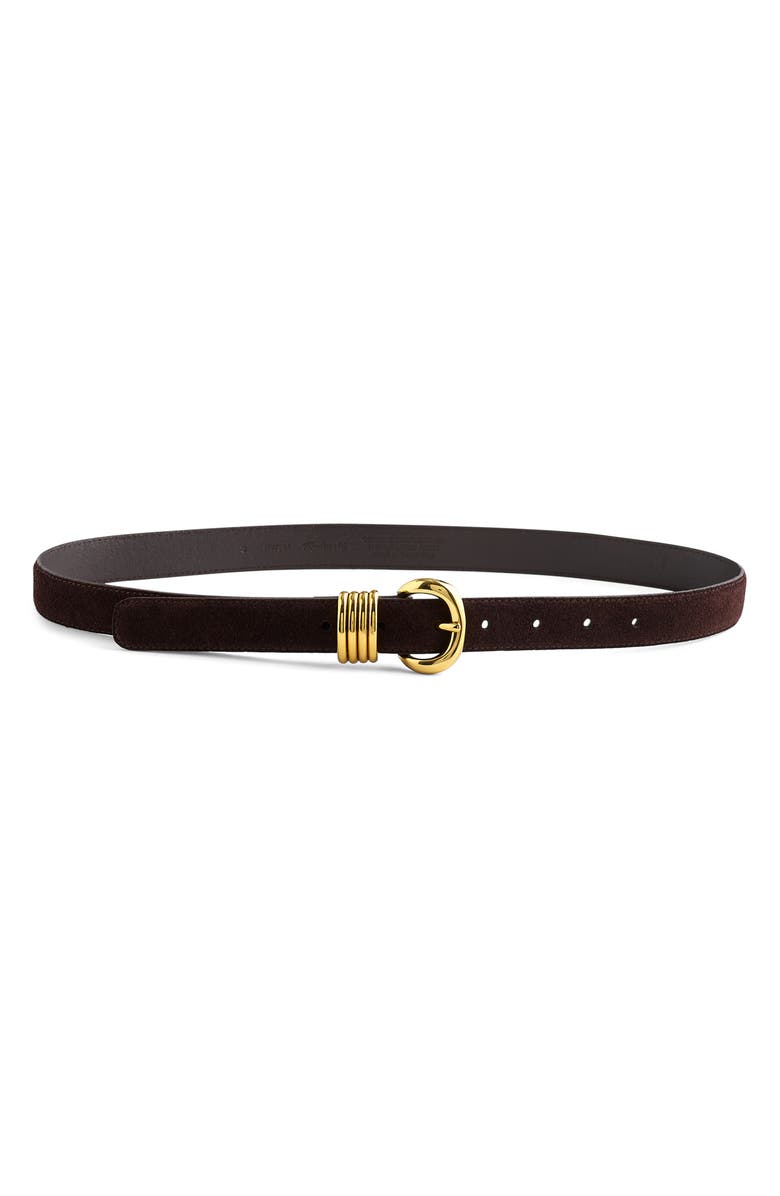 Metal Keeper Suede Belt