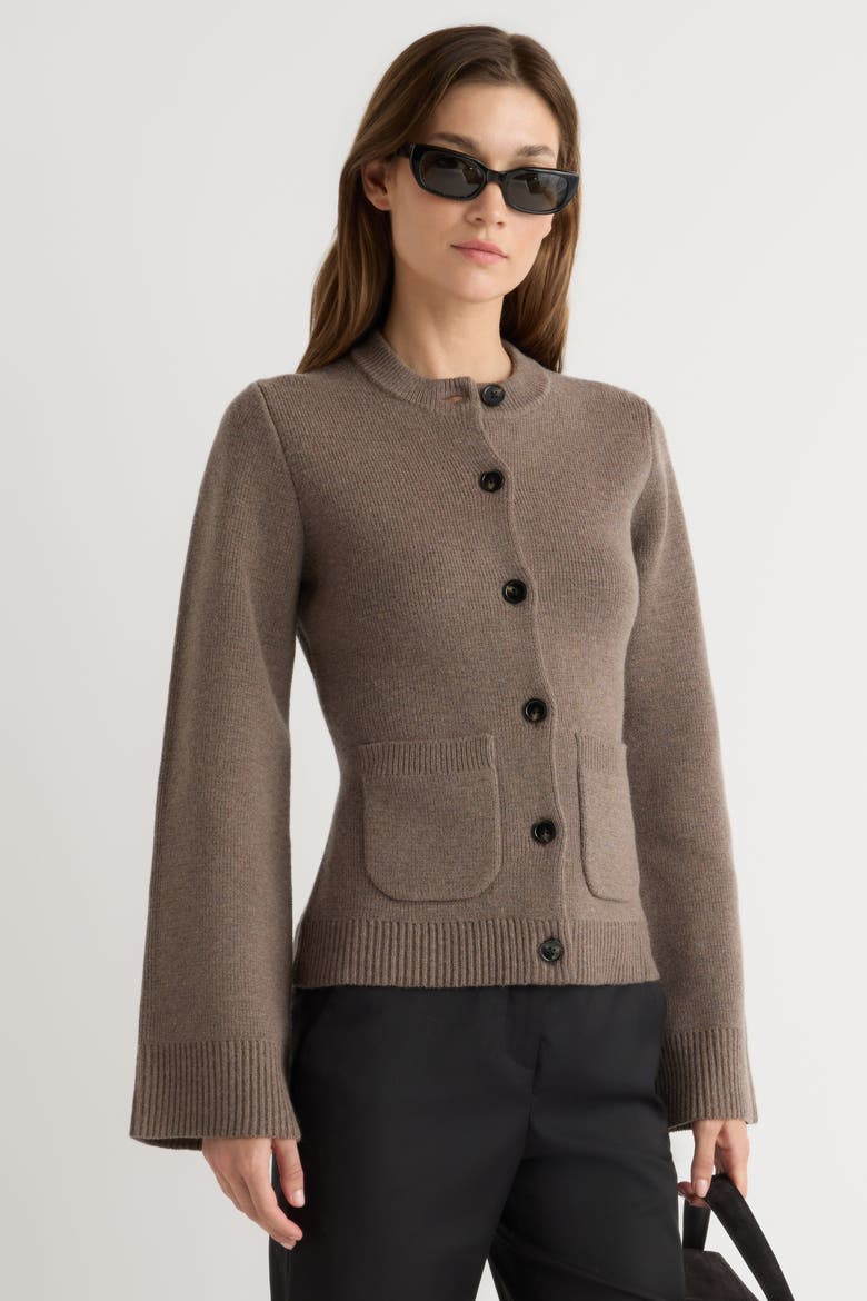 Eames Cotton Wool Button Cardigan