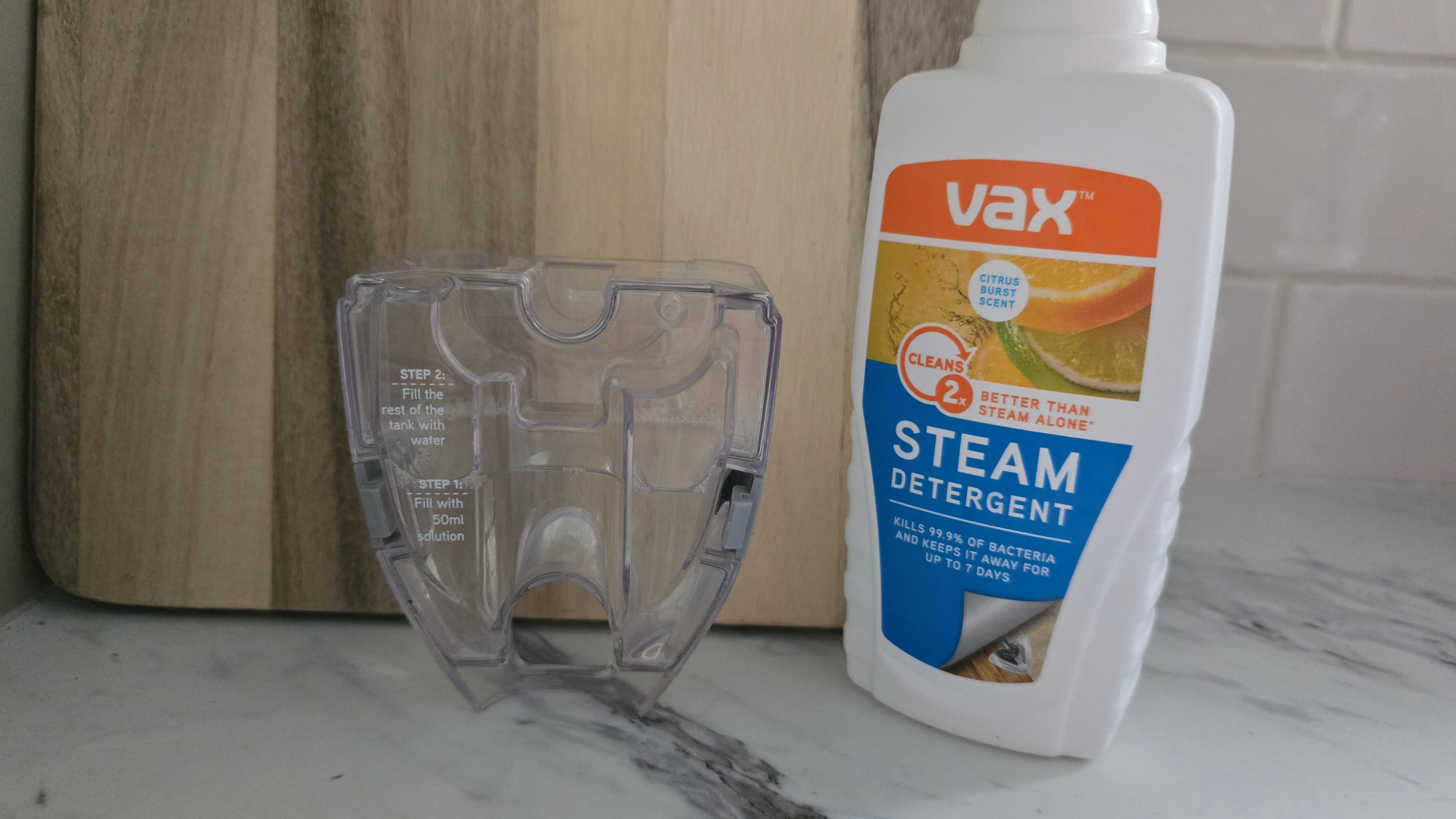 Vax Steam Fresh Total Home Water Tank for floor and detergent