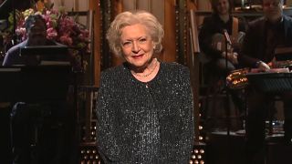 Betty White on her SNL episode.