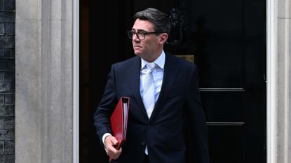 Andy Burnham leaves 10 Downing Street 