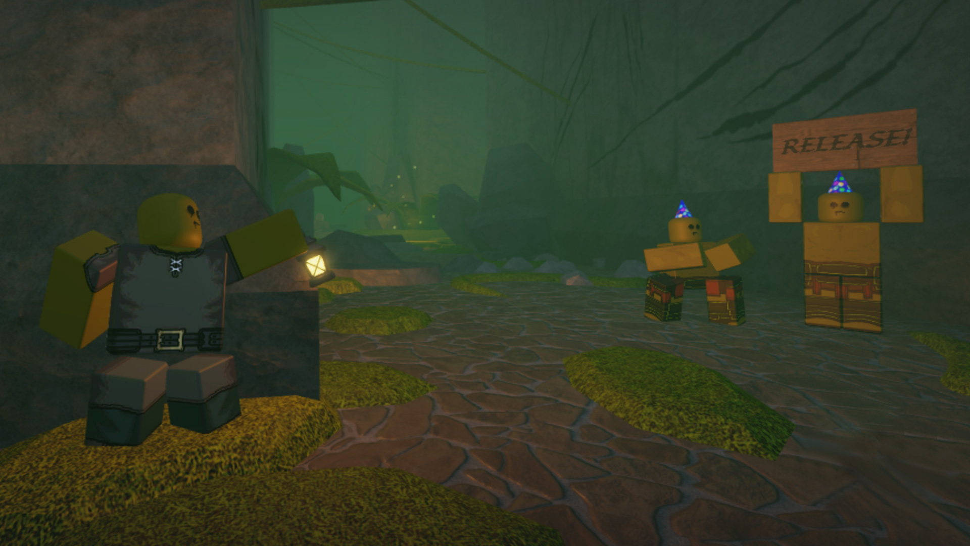 You can enter The Veil codes after this loading screen showing the player character hiding from a couple of monsters in party hats