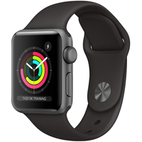 Apple Watch Series 3 (GPS, 38mm) - Space Grey Aluminum Case with Black Sport Band|&nbsp;was £197 | now £169 at Amazon (save £28)