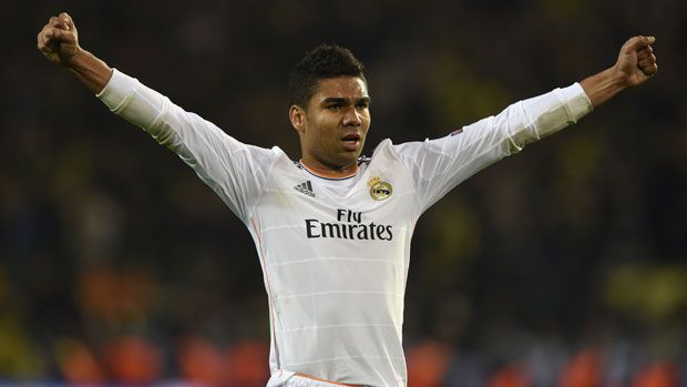 Brazilian midfielder Casemiro 