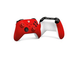 Xbox Controller Pulse Red Front Back Wide