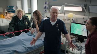 Casualty icon Charlie Fairhead is overwhelmed by recent events and struggles with his temper at work