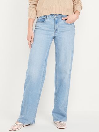 Old Navy, Mid-Rise Wide-Leg Jeans