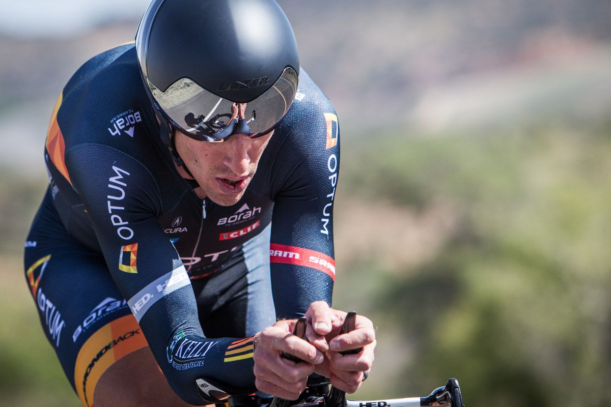 Tom Zirbel (Optum) on the way to todays win.