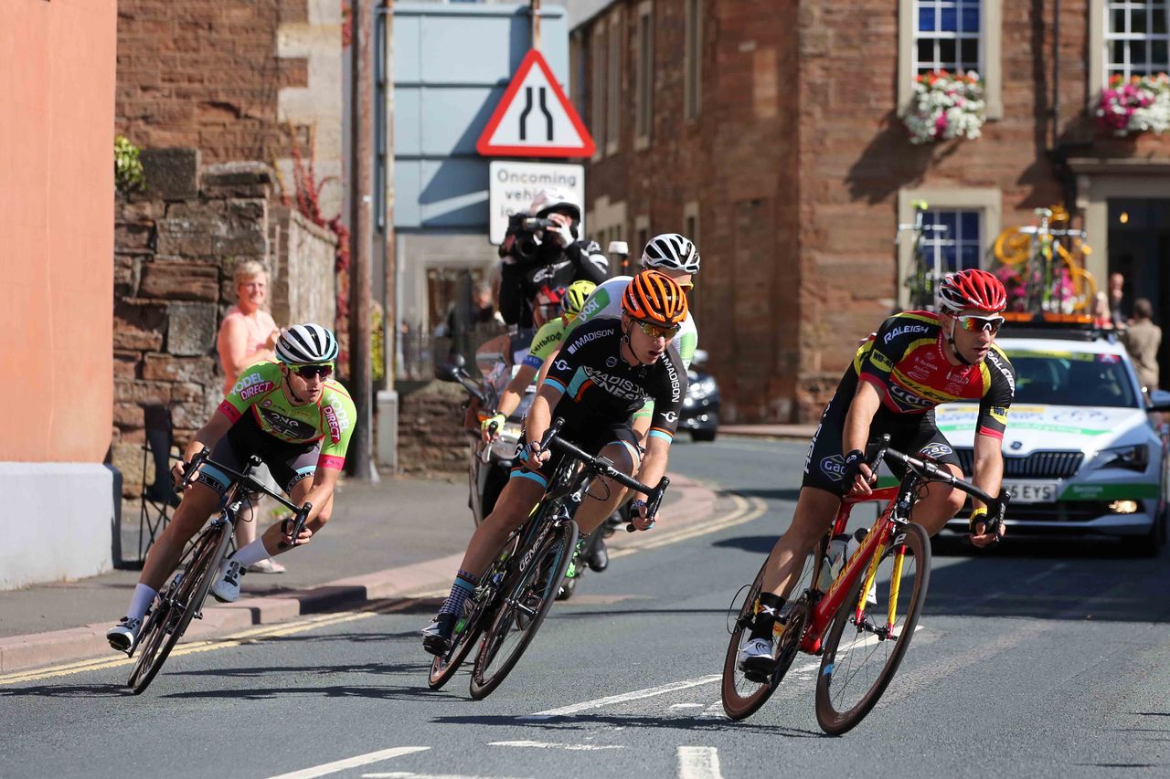 The breakaway on stage 5 of the Tour of Britain