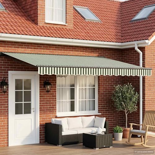 Vidaxl Electric Retractable Awning 4.5 X 3.5 M