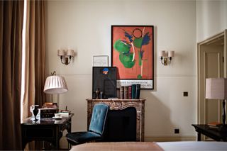 An art filled luxurious suite at The Nomad