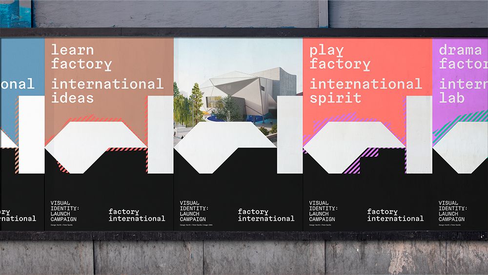 Factory International logo and branding