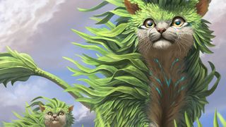 Strange grassland cats stare out from Fablecraft