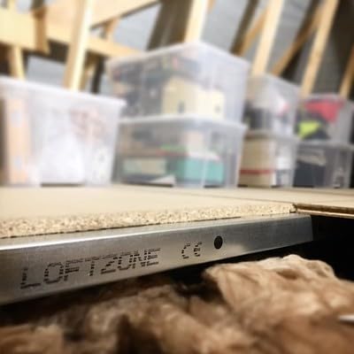 Loftzone Storefloor Loft Decking (without Boards) - Protected Loft Insulation = Safer Extra Storage + Lower Heating Bills. Stronger and Safer Than Loft Legs or Loft Stilts. Bba Approved.