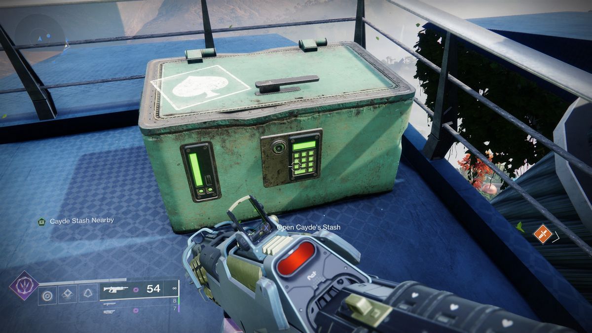 Destiny 2 Cayde Stash locations - On a balcony