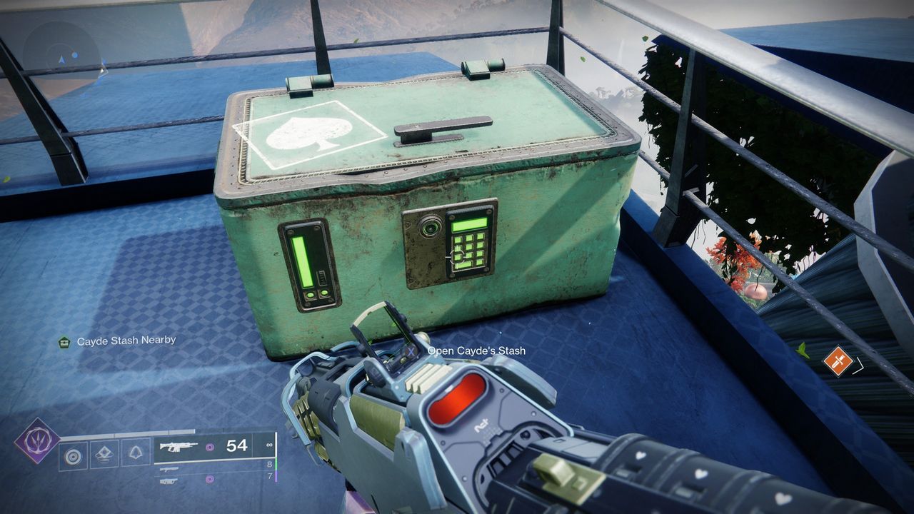 Destiny 2 Cayde Stash locations - On a balcony