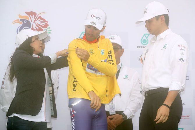 Sapura&rsquo;s Danilo Celano took over the race lead after stage 4 of the 2020 Tour de Langkawi