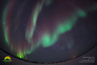 Aurora Over Yellowknife, Canada, Jan. 10, 2013.