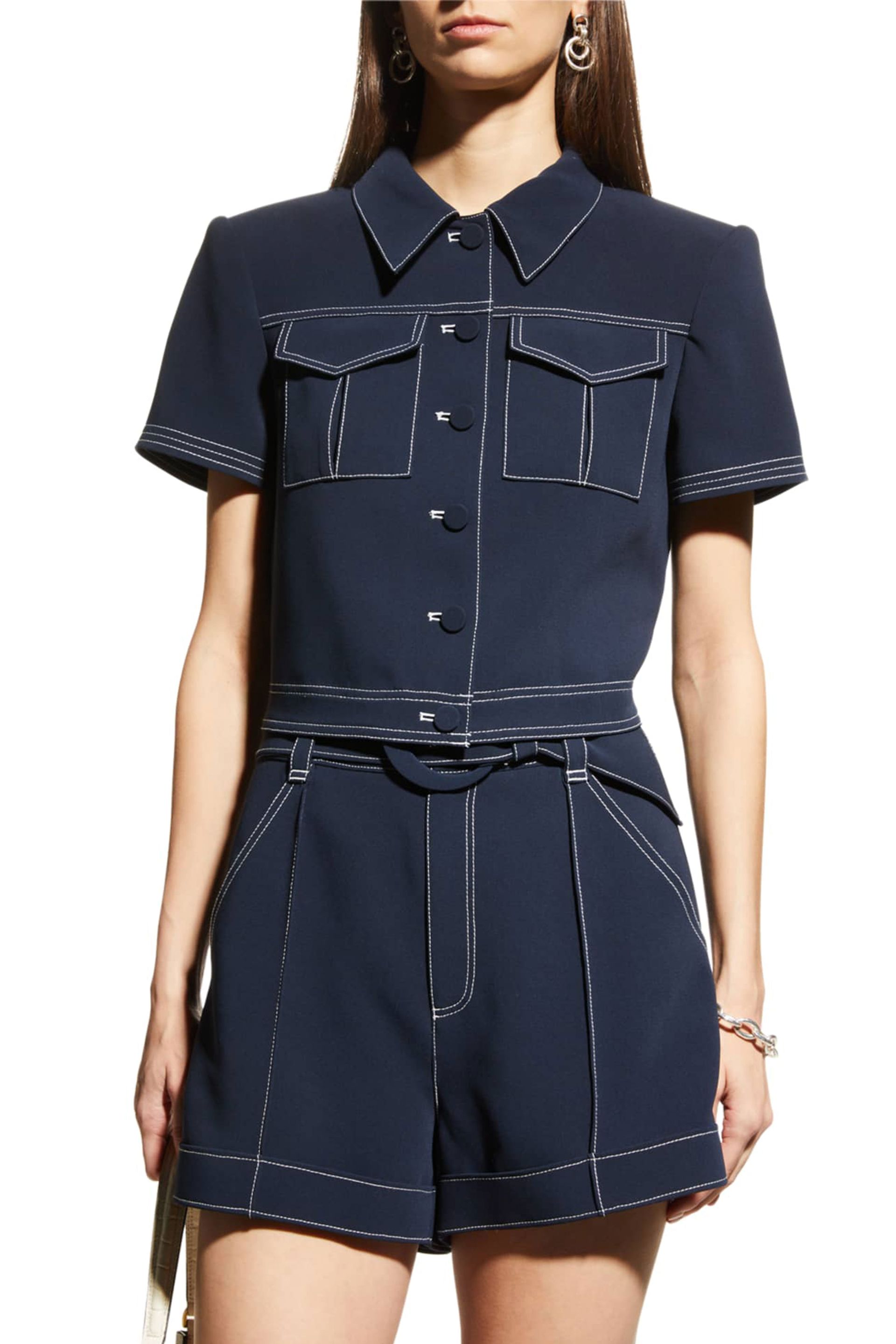 CINQ A SEPT Coco Short-Sleeve