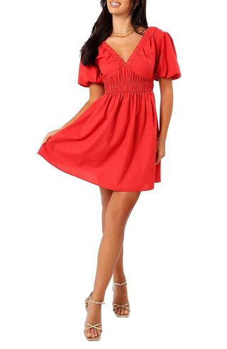 Astrid Puff Sleeve Minidress