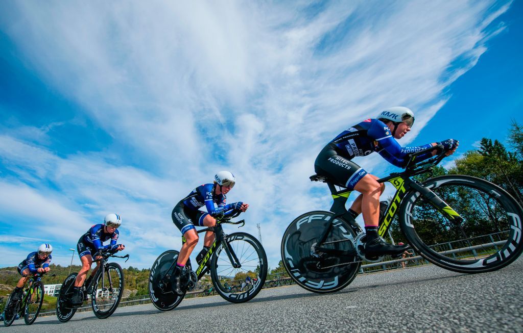 Hitec Products riding the Worlds TTT