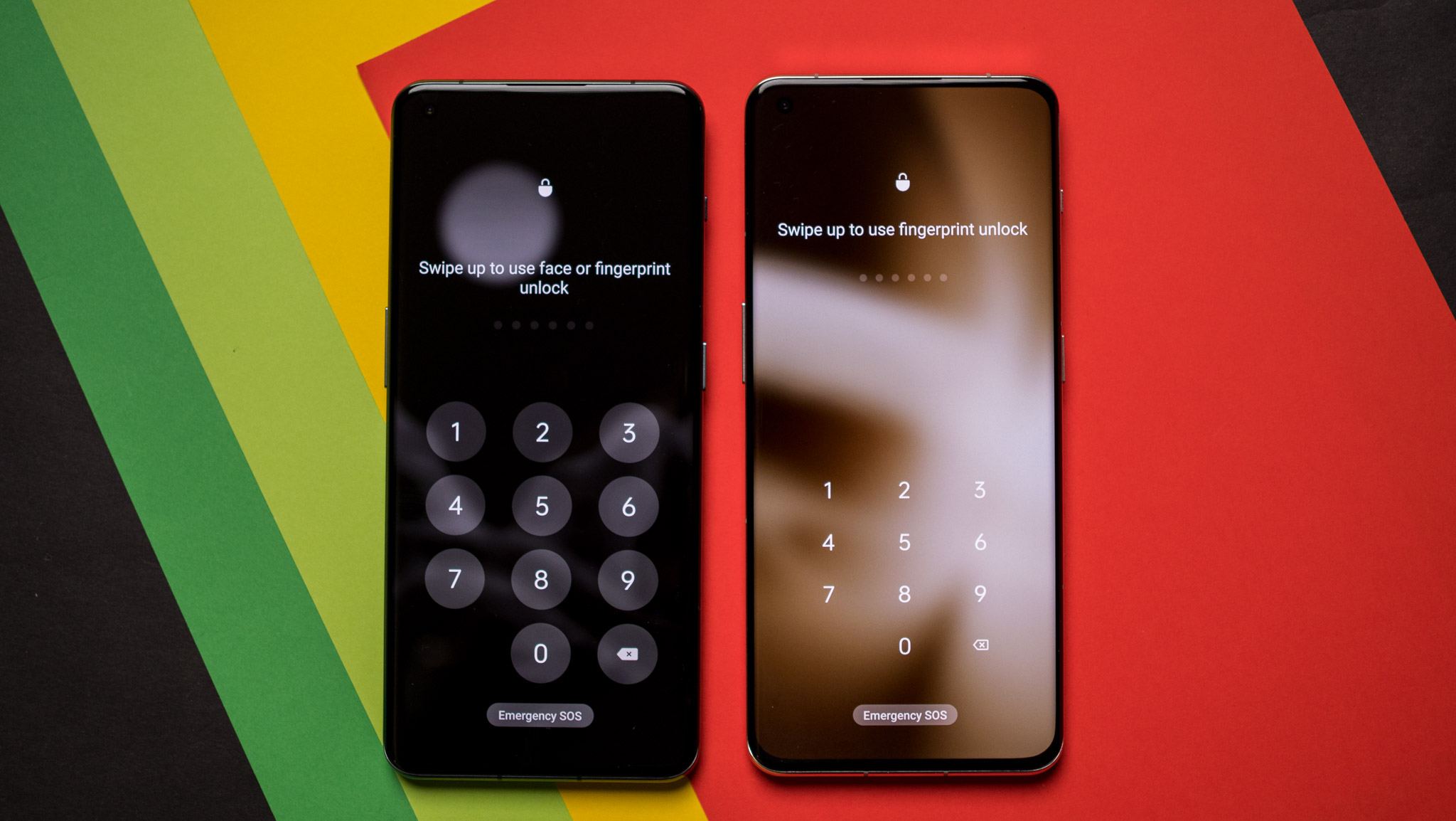 OxygenOS 14 lock screen authentication