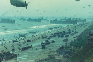 Best CGI movies of the 90s; a WW2 beach battle scene
