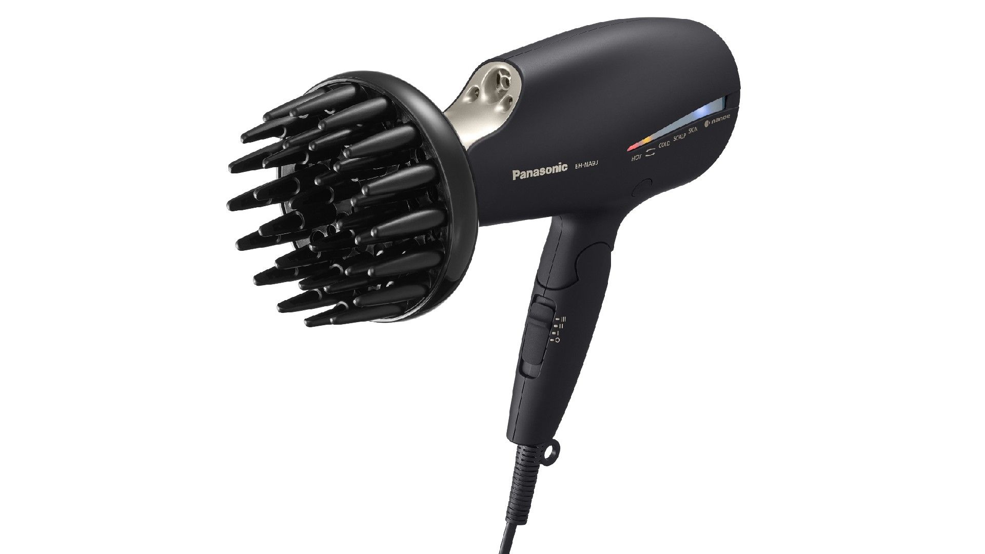Professional hair dryer for curling and straightening hair