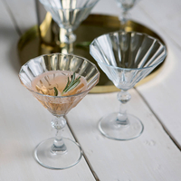 The Forest &amp; Co Set Of Two Deco Cocktail Glasses | £19 at Not on the High Street