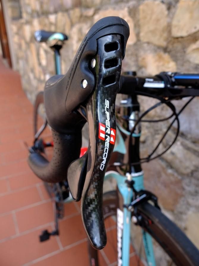 Super Record controls still feel superbly ergonomic