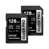 Lexar 128GB Professional SILVER PRO SD Cards