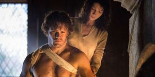 Jamie And Claire learn about each other in Outlander