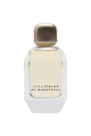 Zara Fields at Nightfall Eau de Parfum perfume bottle on white background 