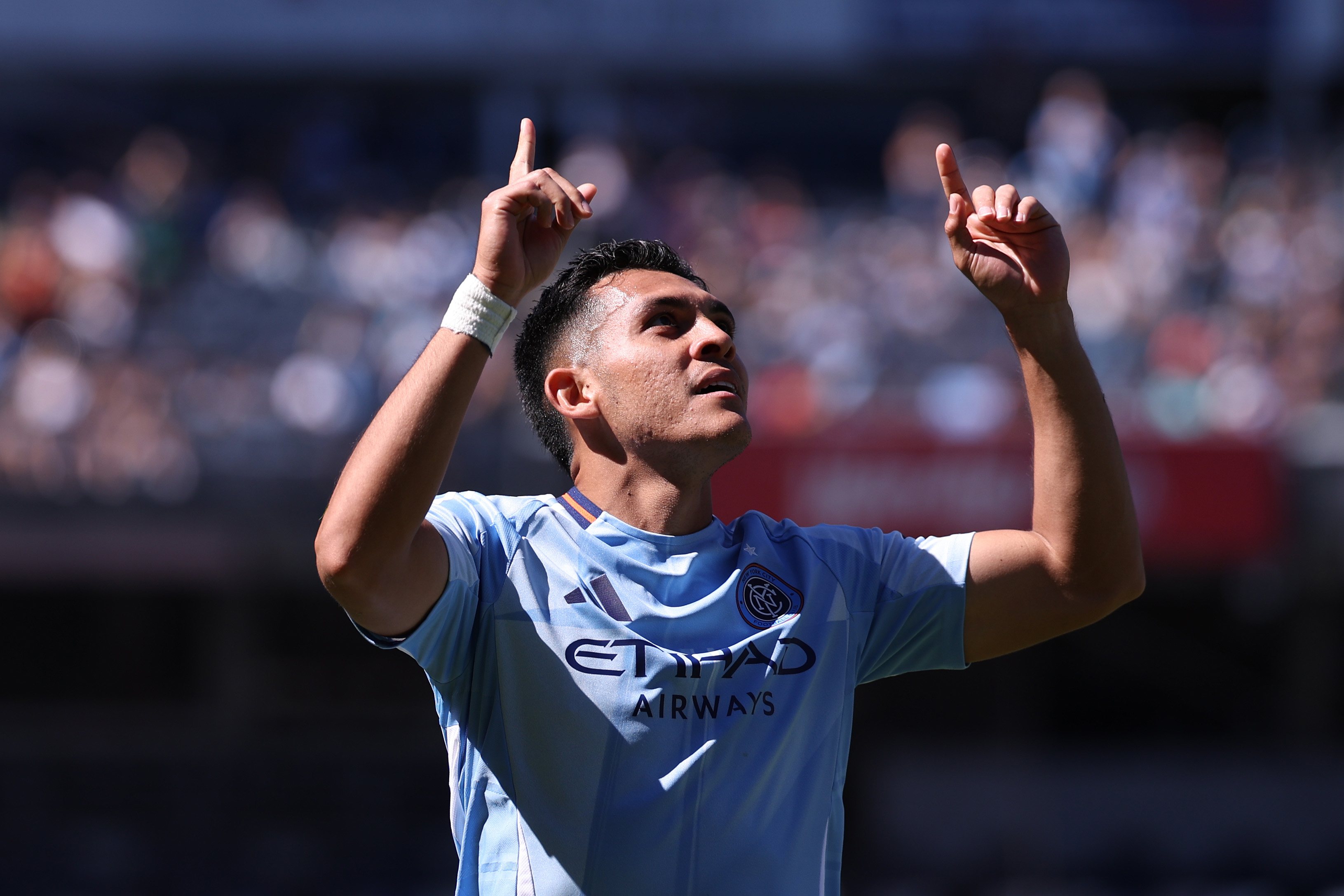 Alonso Martinez celebrates for New York City FC